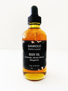 Lavender, Hinoki Wood, Bergamot Body Oil